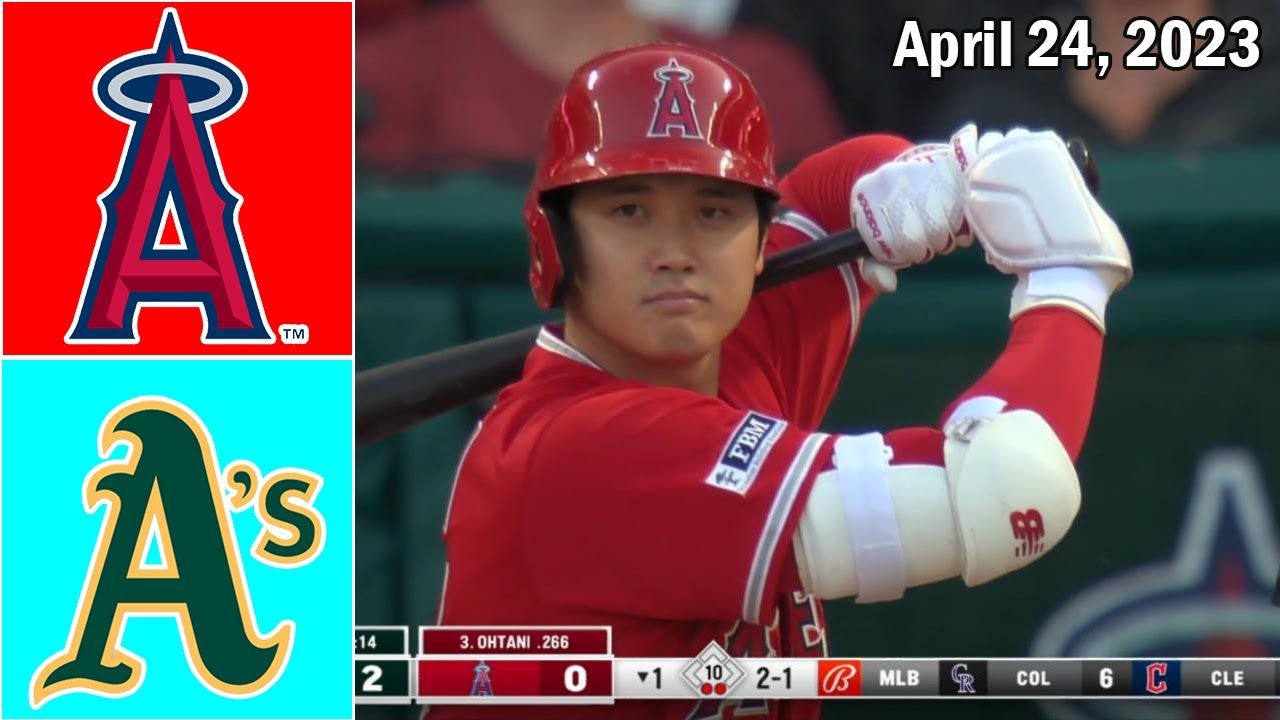 Los Angeles Angels Oakland Athletics April 24, 2023 | Mlb Highlights | Mlb Season 2023