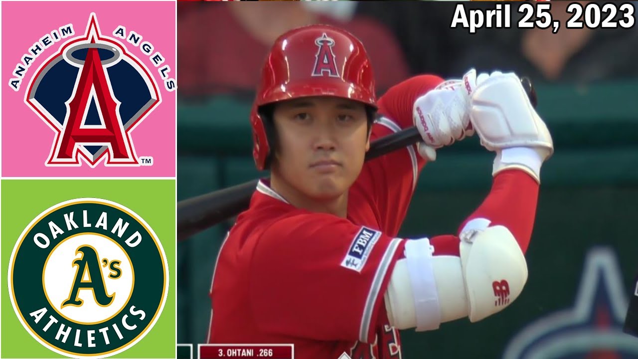 Los Angeles Angels Vs Oakland Athletics April 25, 2023 | Mlb Highlights | Mlb Season 2023