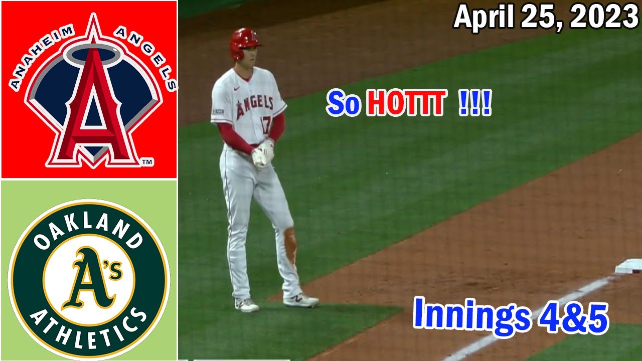 Los Angeles Angels Vs Oakland Athletics ( Innings 5&6 ) April 25, 2023 | Mlb Highlights 2023