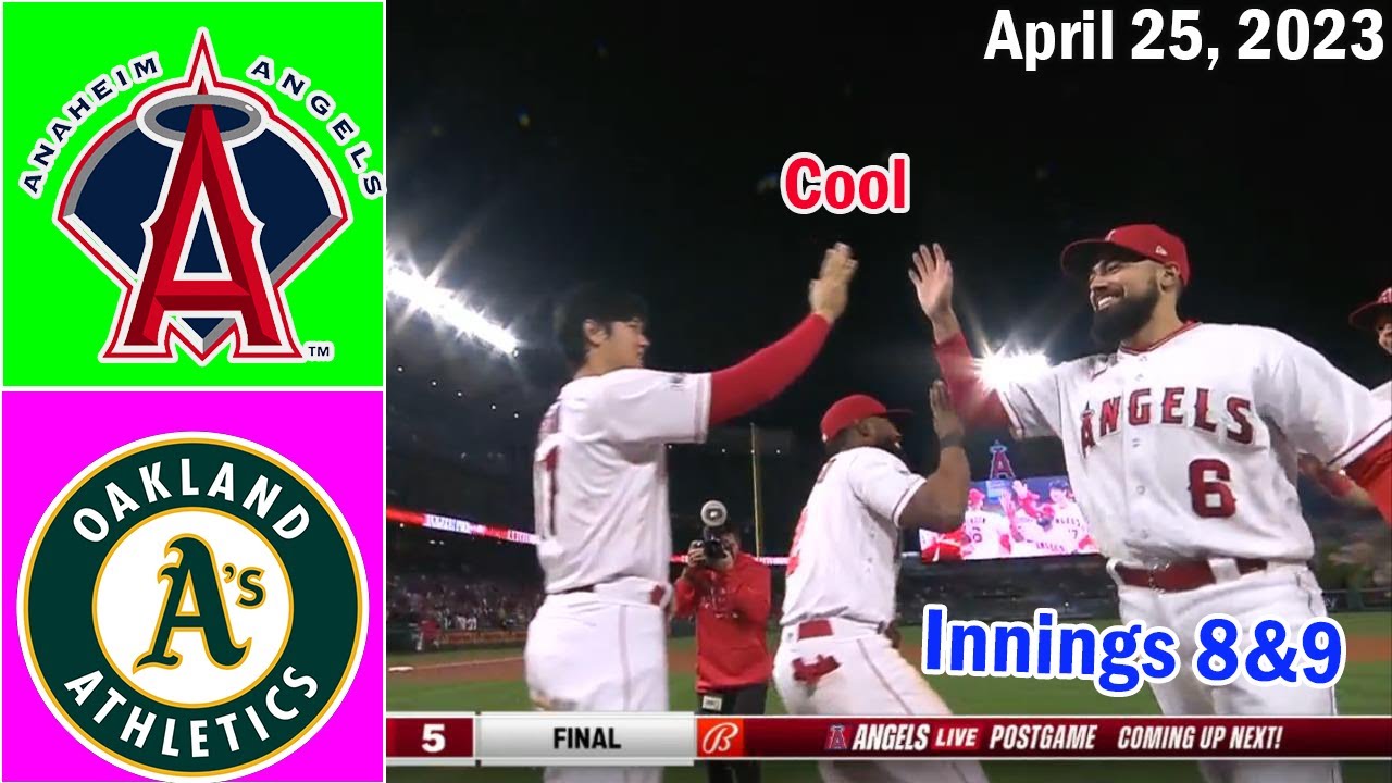 Los Angeles Angels Vs Oakland Athletics ( Innings 8&9 ) April 25, 2023 | Mlb Highlights 2023