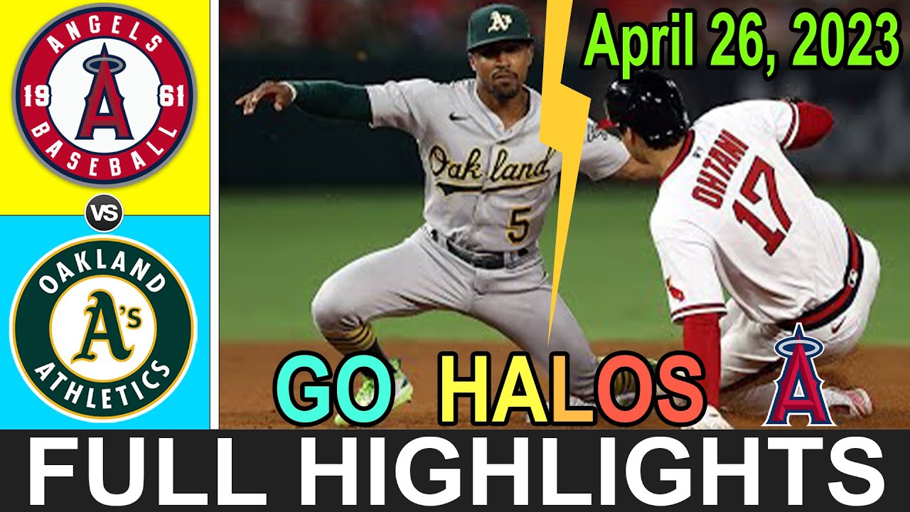 Los Angeles Angels vs Oakland Athletics Game Highlights April 26, 2023 | MLB Highlights 2023 1 Los Angeles Angels Vs Oakland Athletics Game Highlights April 26, 2023 | Mlb Highlights 2023