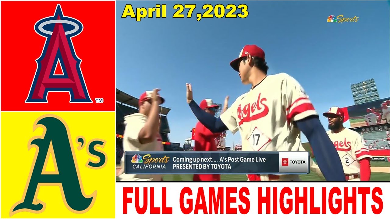 Los Angeles Angels Vs Oakland Athletics Full Game April 25, 2023 | Mlb Highlights | Mlb Season 2023
