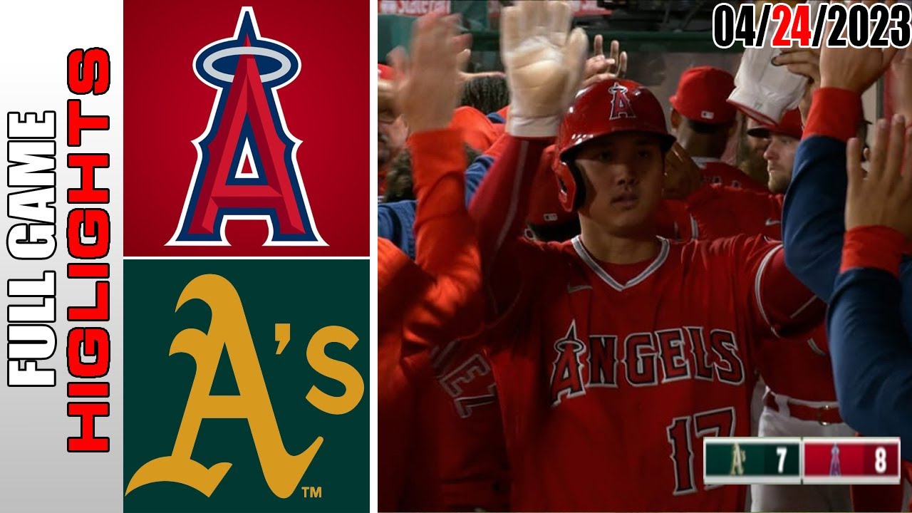 Los Angeles Angels Vs. Oakland Athletics Full (1 8) Highlights | Mlb To Day April 24, 2023 |mlb 2023