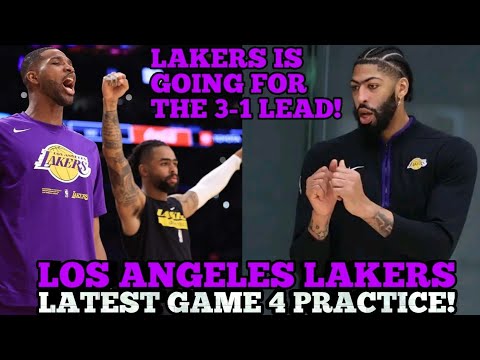 Los Angeles Lakers Latest Game 4 Practice | Lakers Is Going For The 3 1 Lead | Lakers Updates