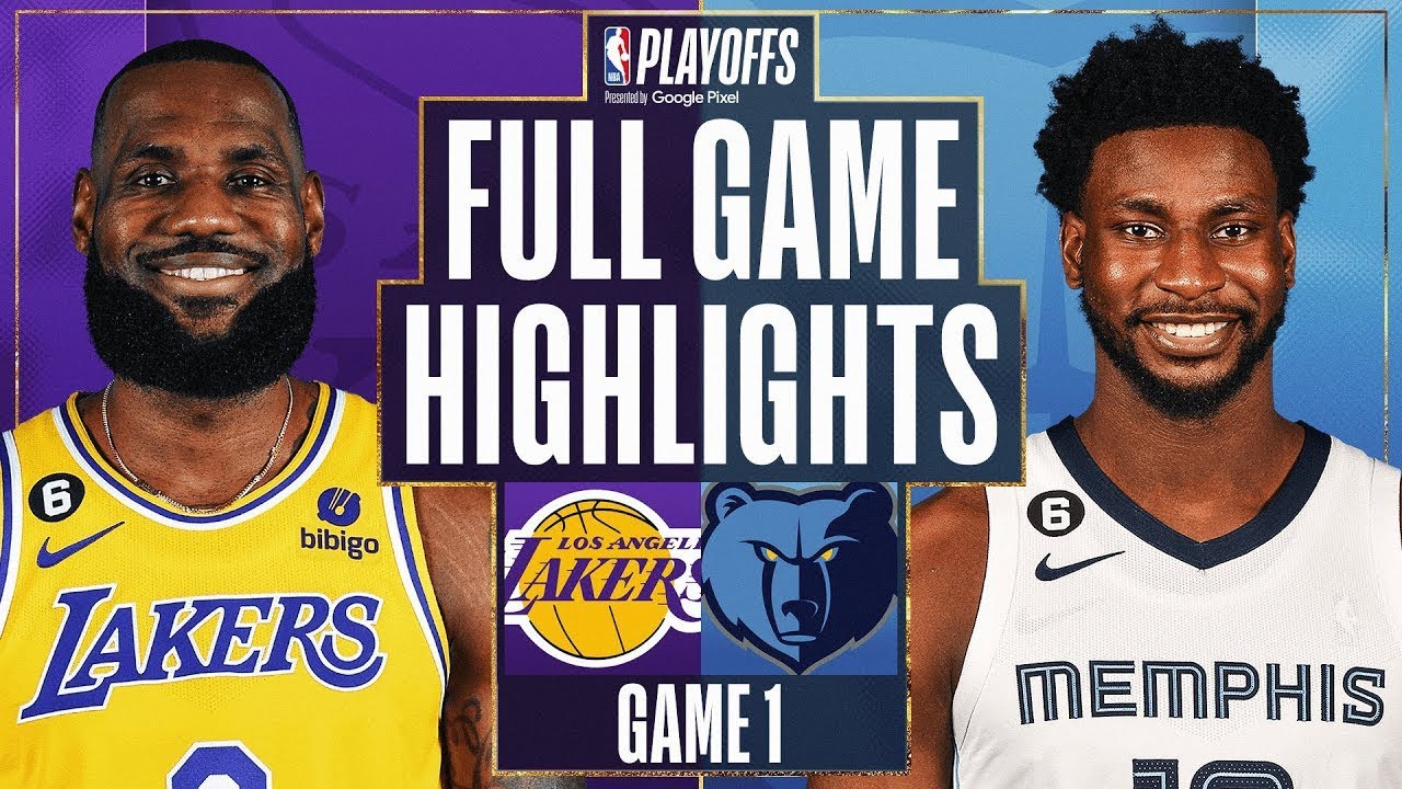 Los Angeles Lakers Vs. Memphis Grizzlies Full Game 1 Highlights | Apr 16 | 2022 2023 Nba Playoffs
