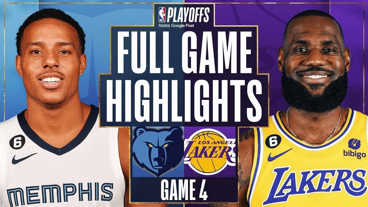 Los Angeles Lakers vs. Memphis Grizzlies Full Game 4 Highlights | Apr 24 | 2022-2023 NBA Playoffs 1 Los Angeles Lakers Vs. Memphis Grizzlies Full Game 4 Highlights | Apr 24 | 2022 2023 Nba Playoffs