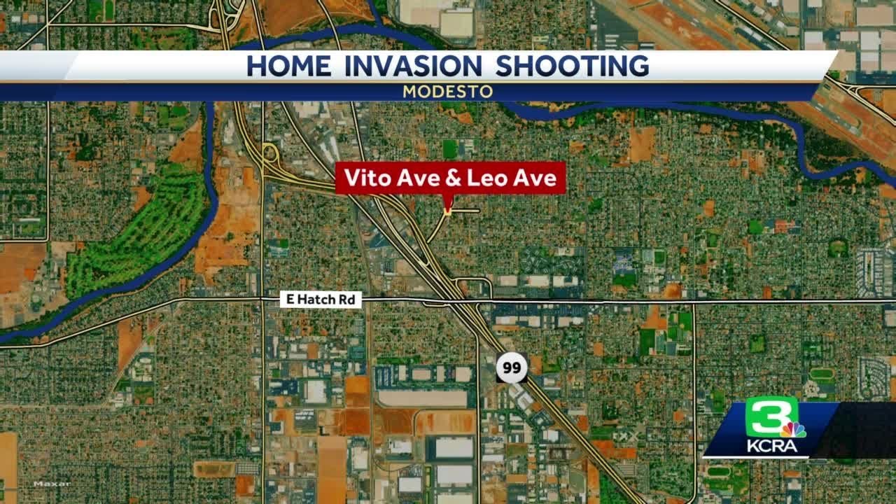 Man shot, woman injured during Modesto home invasion, officials say 1 Man Shot, Woman Injured During Modesto Home Invasion, Officials Say