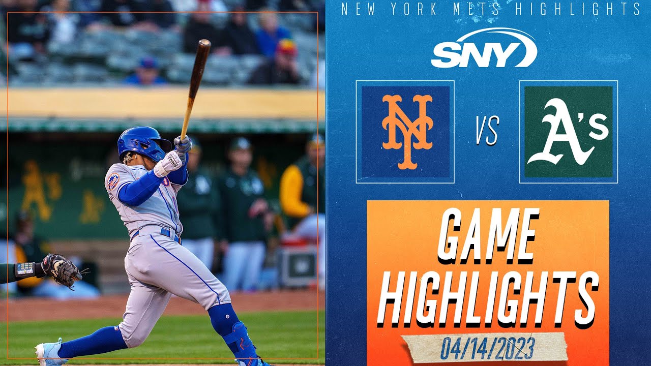 Mets vs A's Highlights: Francisco Lindor blasts grand slam, drives in seven runs as Mets romp | SNY 1 mets vs as highlights francisco