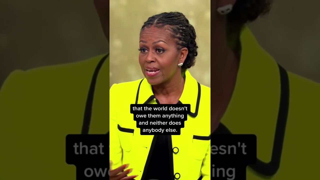 Michelle Obama shares what she hopes to have instilled in her daughters #shorts 1 Michelle Obama Shares What She Hopes To Have Instilled In Her Daughters #shorts