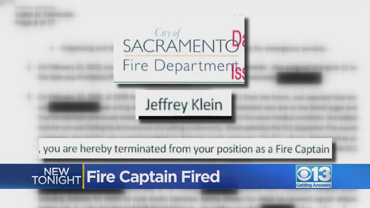 New Details Released In Firing Of Sacramento Fire Department Captain
