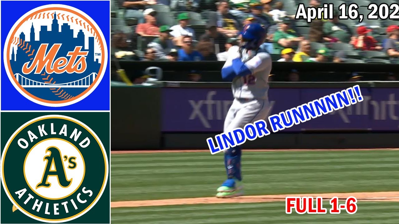 New York Mets Vs Oakland Athletics [full Game Highlights 1 6] April 16, 2023 | Mlb Highlights 2023