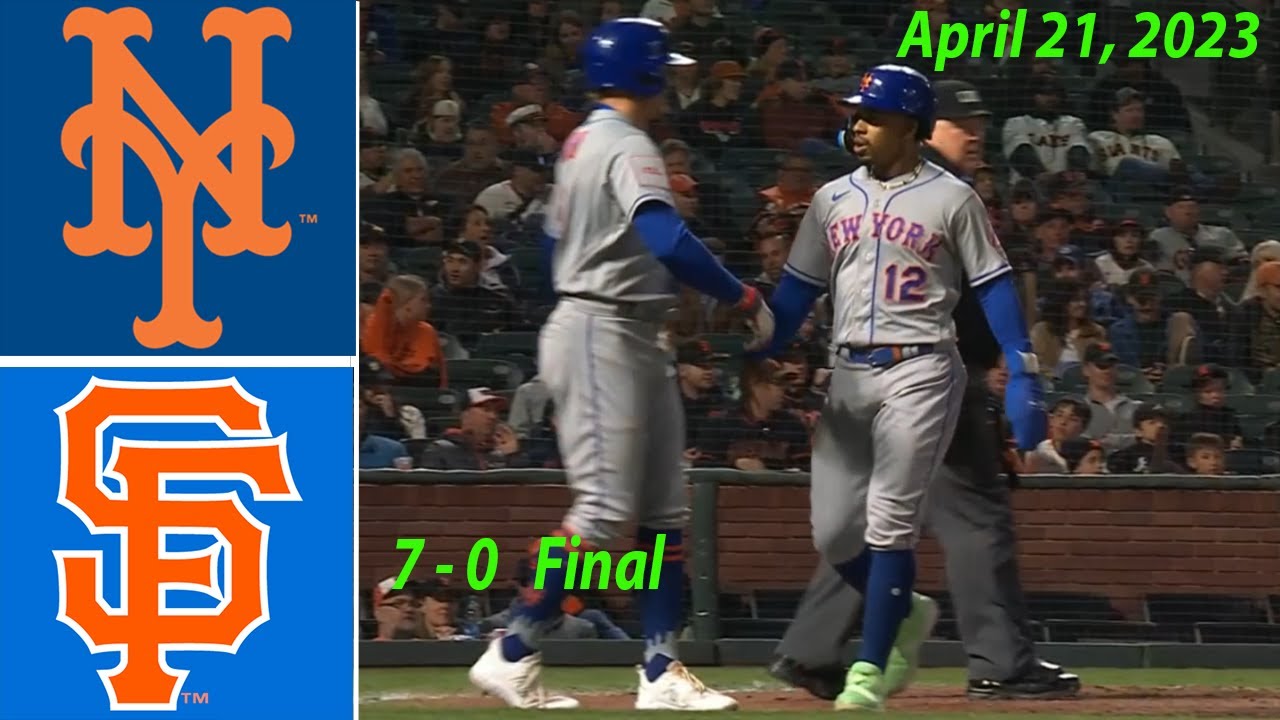 New York Mets Vs San Francisco Giants 9th Final Full Game Highlights 4/21/23 | Mlb Season 2023