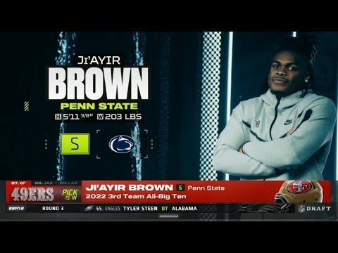 Nfl Draft 2023 | [breaking] San Francisco 49ers Select S Ji’ayir Brown In 87th Pick Round 3