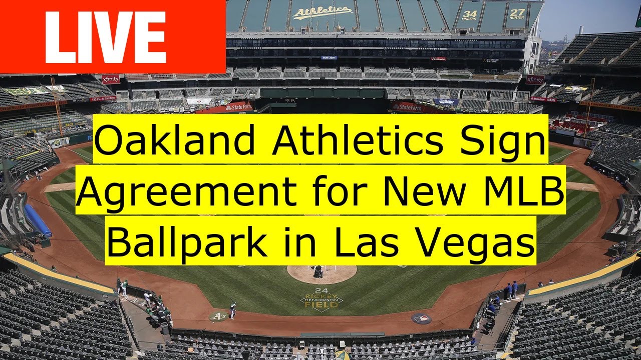 Oakland Athletics Sign Agreement For New Mlb Ballpark In Las Vegas