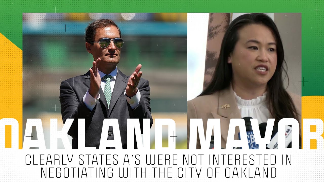 Oakland Mayor calls out A's Dave Kaval for not wanting to negotiate with City of Oakland | NBCSCA 1 Oakland Mayor Calls Out A’s Dave Kaval For Not Wanting To Negotiate With City Of Oakland | Nbcsca