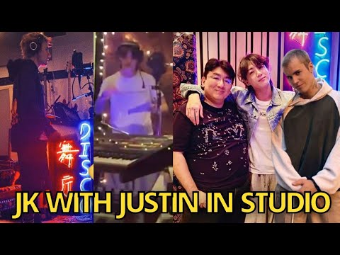 omg jungkook with justin bieber