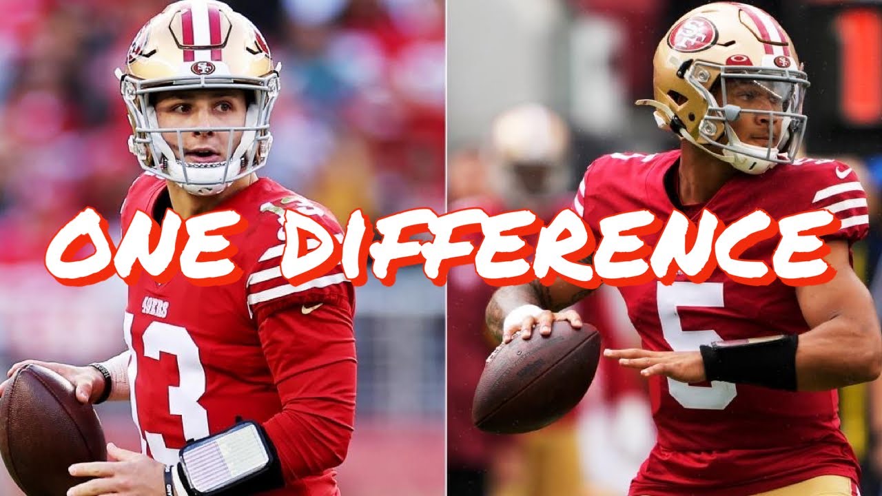 One Trait that Separates 49ers QB Brock Purdy from Trey Lance 1 one trait that separates 49ers q