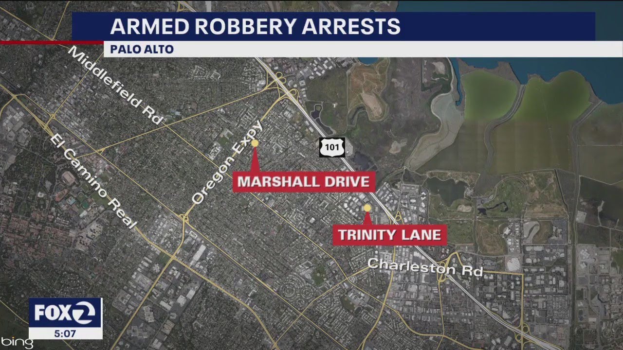 Police Arrest Suspects For Alleged Back To Back Armed Robberies In Palo Alto Neighborhood