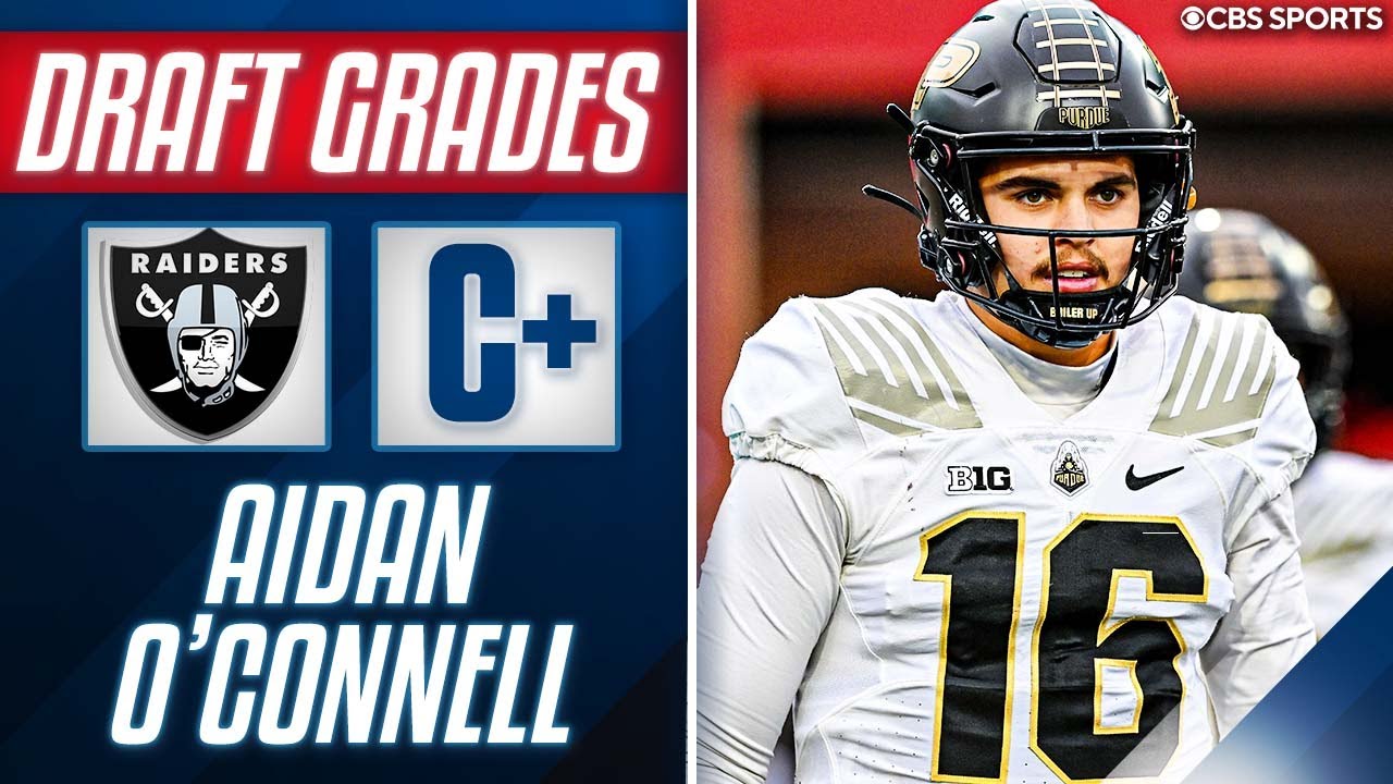 Raiders Draft Qb Aidan O’connell Out Of Purdue In 4th Round I 2023 Nfl Draft