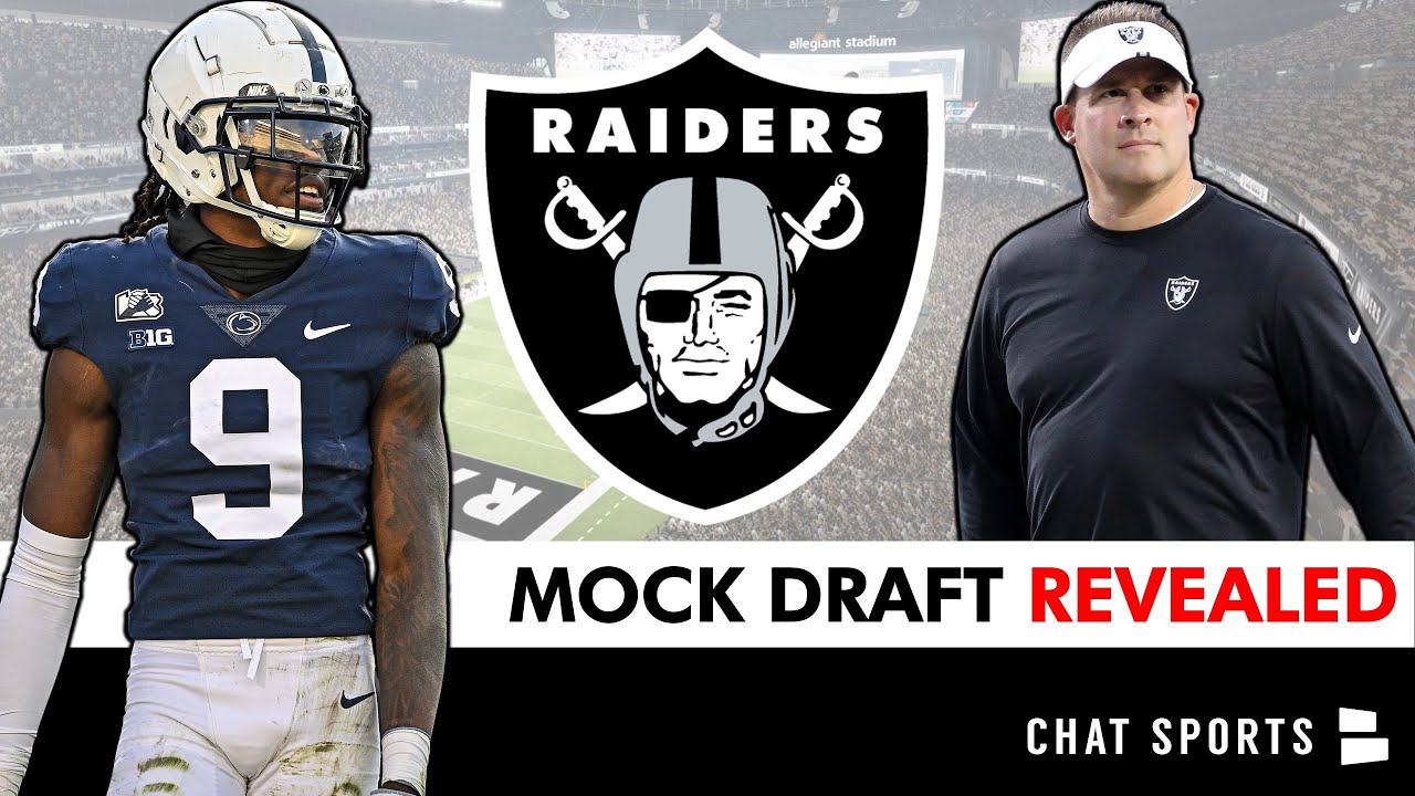 Raiders Mock Draft Revealed! 2023 Nfl Mock Draft By Josh Mcdaniels & Dave Ziegler (prediction)