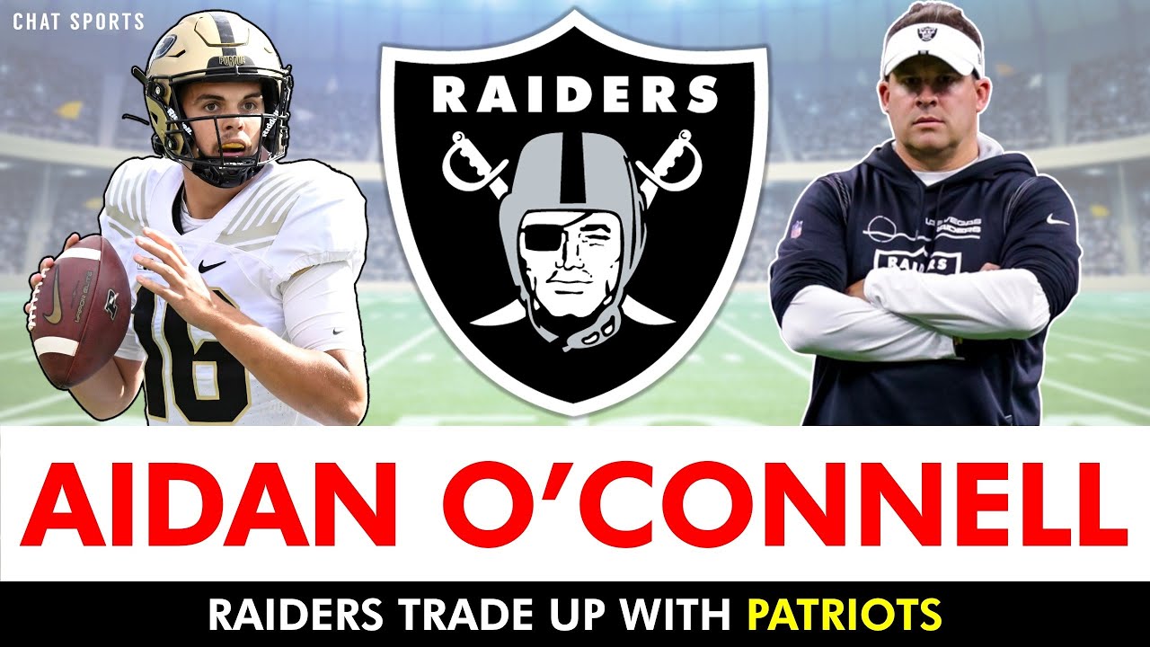 Raiders Trade Up W/ Patriots For Aidan O’connell: Josh Mcdaniels Gets A Qb In 5th Round Of Nfl Draft