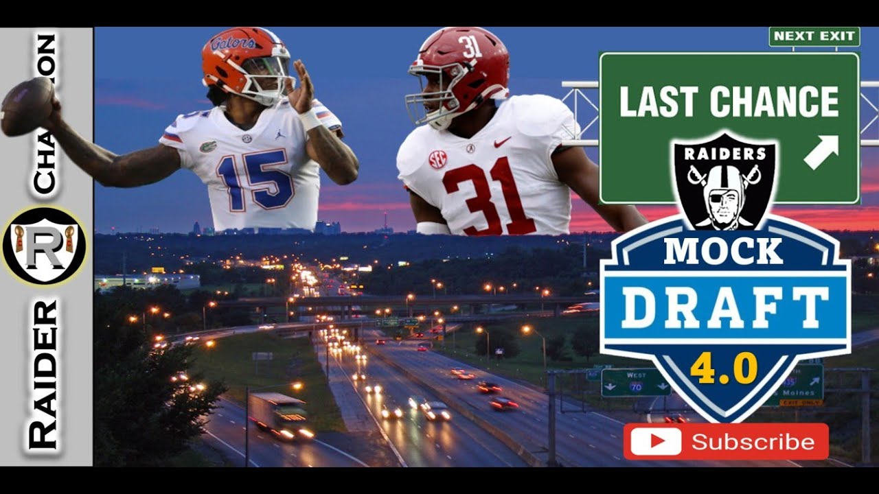 RAIDERS With An UNREAL DECISION AT 7 | Who Was OUR FIRST ROUND PICK In Our Final Mock Draft? 1 Raiders With An Unreal Decision At 7 | Who Was Our First Round Pick In Our Final Mock Draft?