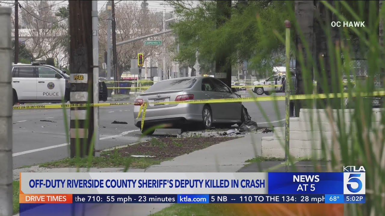 Riverside County Deputy Killed In Off Duty Crash