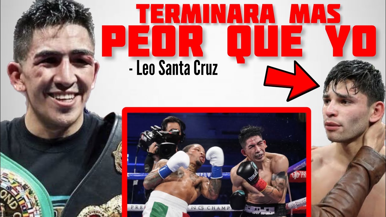 ¡ryan Noqueado! Leo Santa Cruz Asegura Que No Hay Otro Resultado Para Gervonta Vs Ryan / Podcast Tb