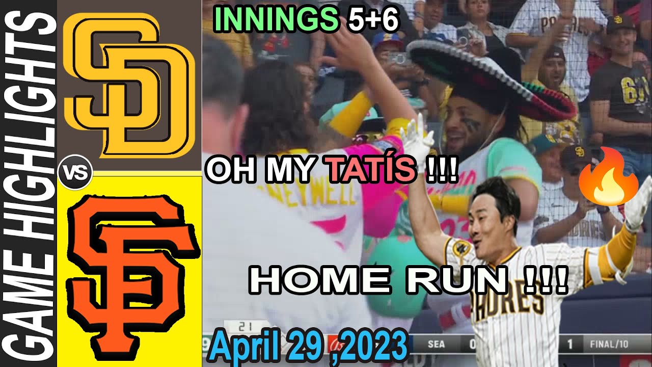 San Diego Padres vs San Francisco Giants Game Highlights (innings 5) April 29, 2023 | MLB Highlights 1 San Diego Padres Vs San Francisco Giants Game Highlights (innings 5) April 29, 2023 | Mlb Highlights