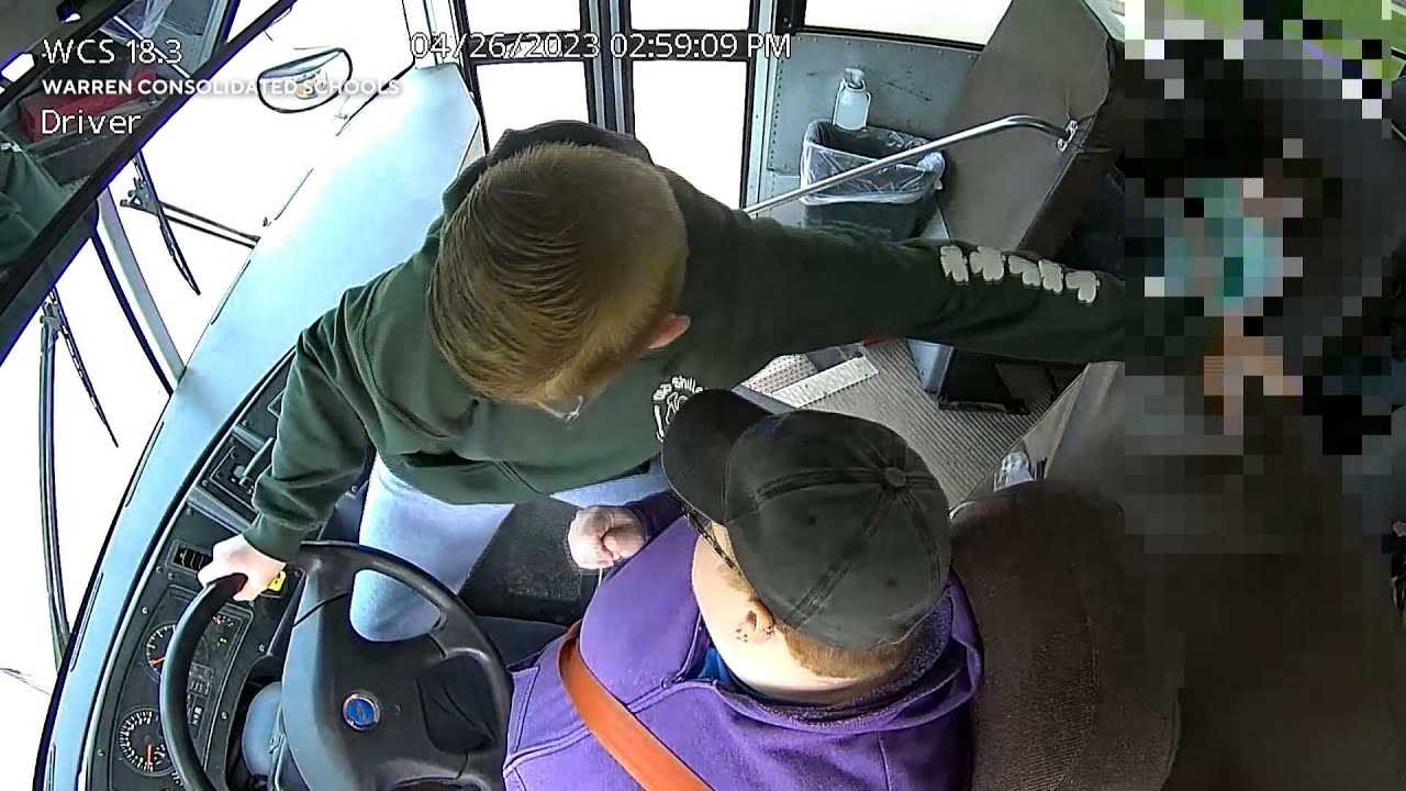 Seventh Grader Brings School Bus To A Stop After Driver Loses Consciousness