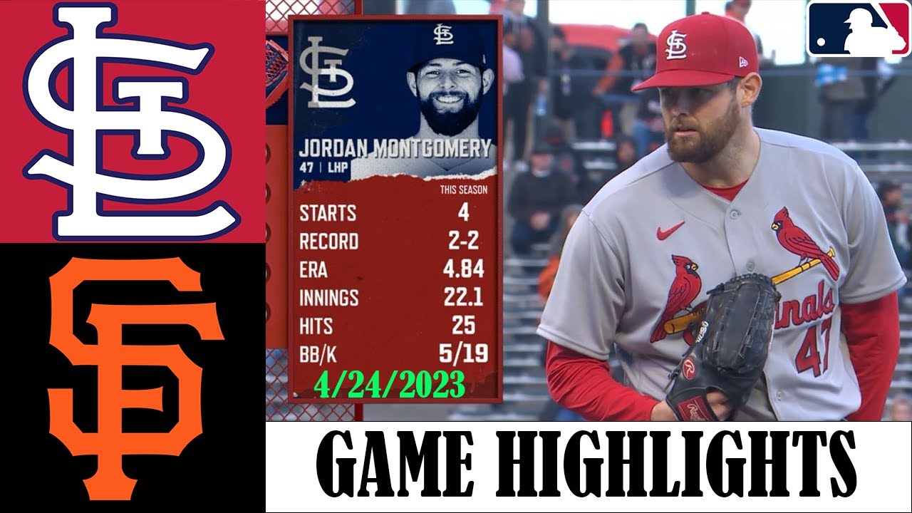 St.louis Cardinals Vs San Francisco Giants [game 1,2 ] April 24, 2023 | Mlb Highlights | Mlb Season