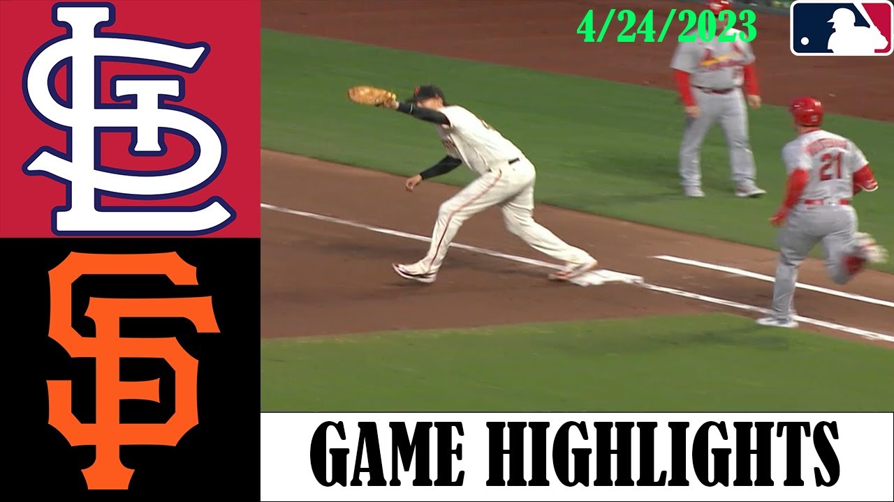St.louis Cardinals Vs San Francisco Giants [game 3,4,5] April 24, 2023 | Mlb Highlights | Mlb Season