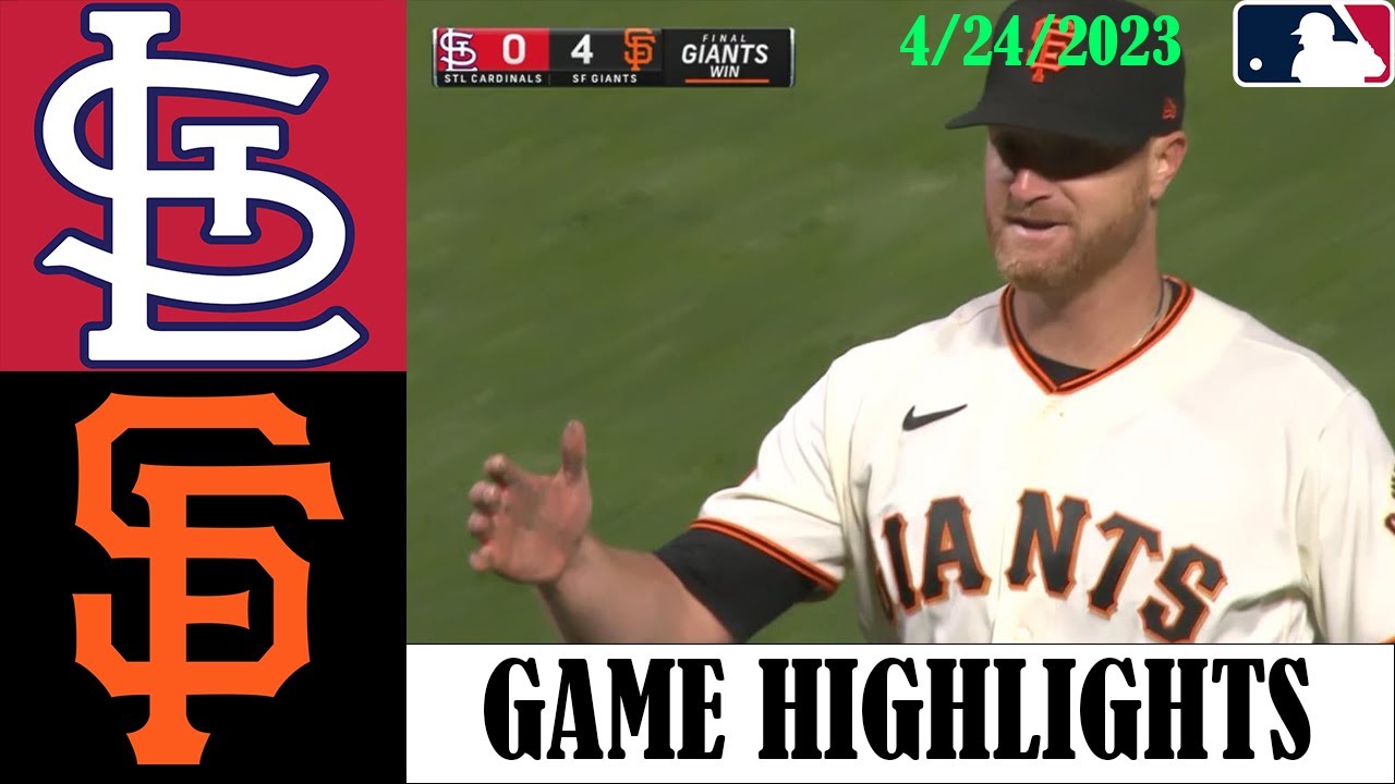 St.louis Cardinals Vs San Francisco Giants [game 8,9 ] April 24, 2023 | Mlb Highlights | Mlb Season