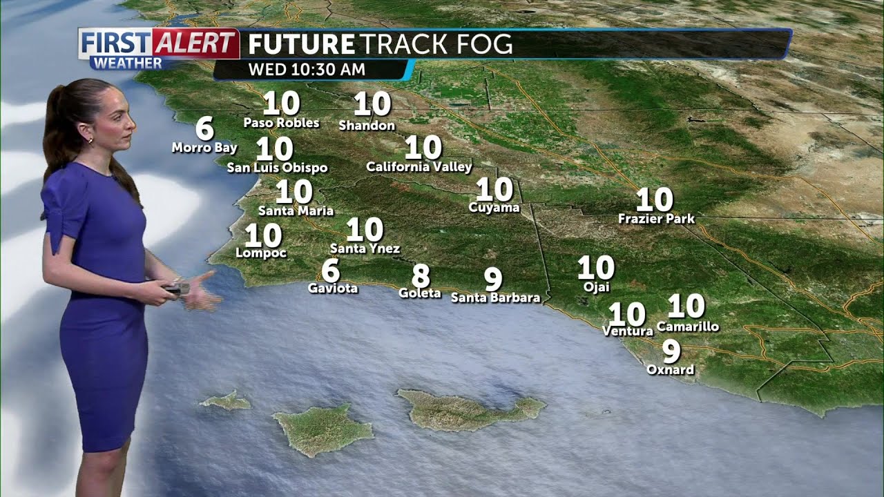 Staying mild and foggy along the coast, while inland temps warm further 1 Staying Mild And Foggy Along The Coast, While Inland Temps Warm Further