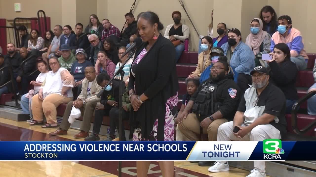 Stockton residents meet with city leaders, police to discuss safety concerns near schools 1 Stockton Residents Meet With City Leaders, Police To Discuss Safety Concerns Near Schools