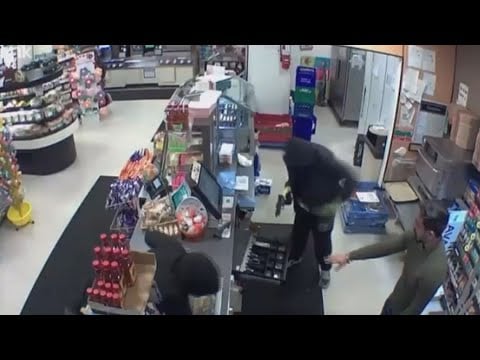 Surveillance Video Shows Robbery Of Auburn 7 11 Store