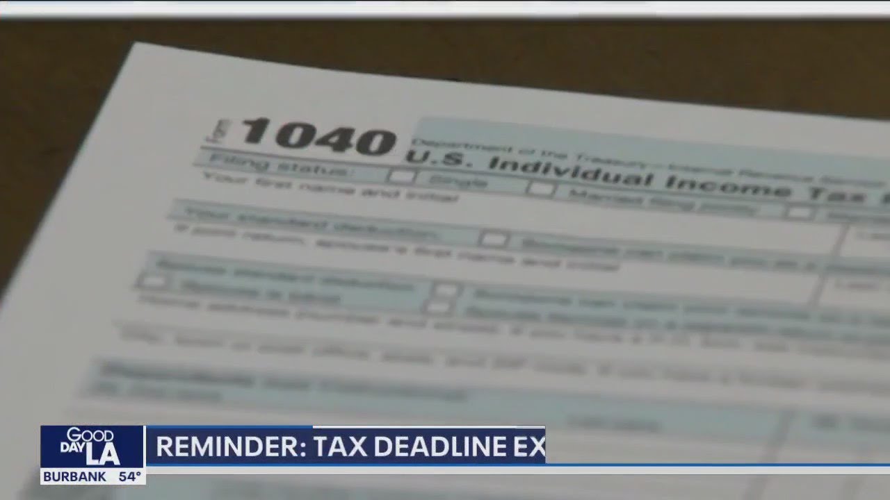 Tax Deadline Extended To October For Most Californians