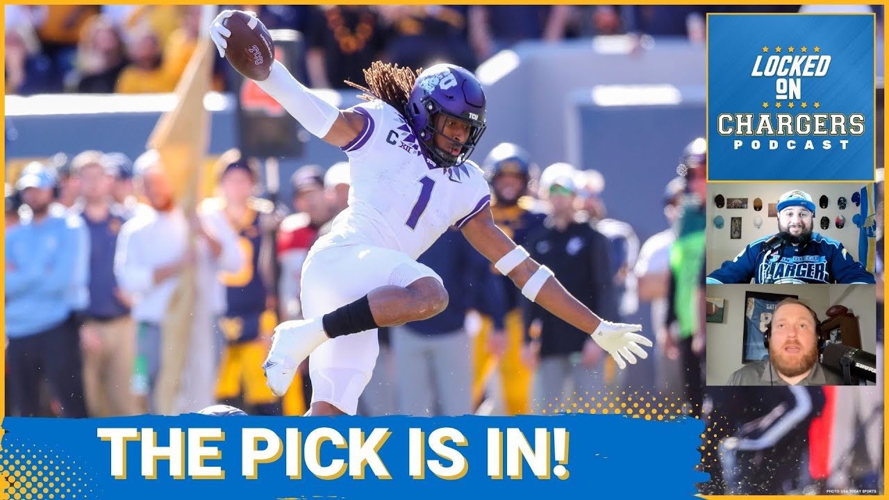 The Los Angeles Chargers Pick Explosive Wr Quentin Johnston At 21, Add Weapon For Justin Herbert