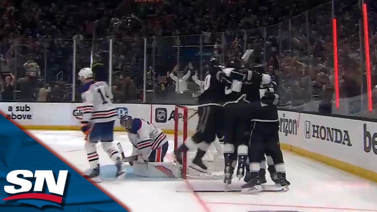 Trevor Moore's OT Winner Stands After Lengthy Review As Kings Defeat Oilers In Game 3 1 Trevor Moore’s Ot Winner Stands After Lengthy Review As Kings Defeat Oilers In Game 3