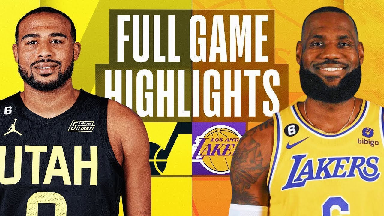 utah jazz vs la lakers full game