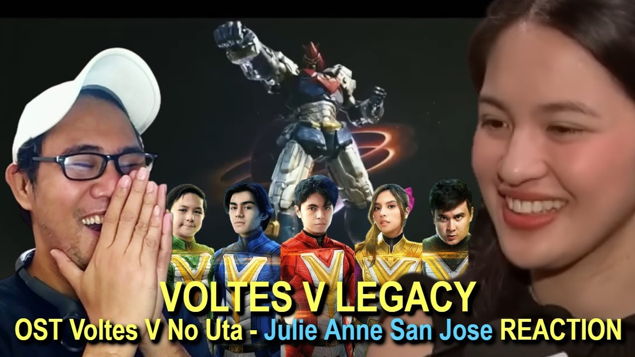 Voltes V Legacy Theme Song – Voltes V No Uta – Julie Anne San Jose Reaction