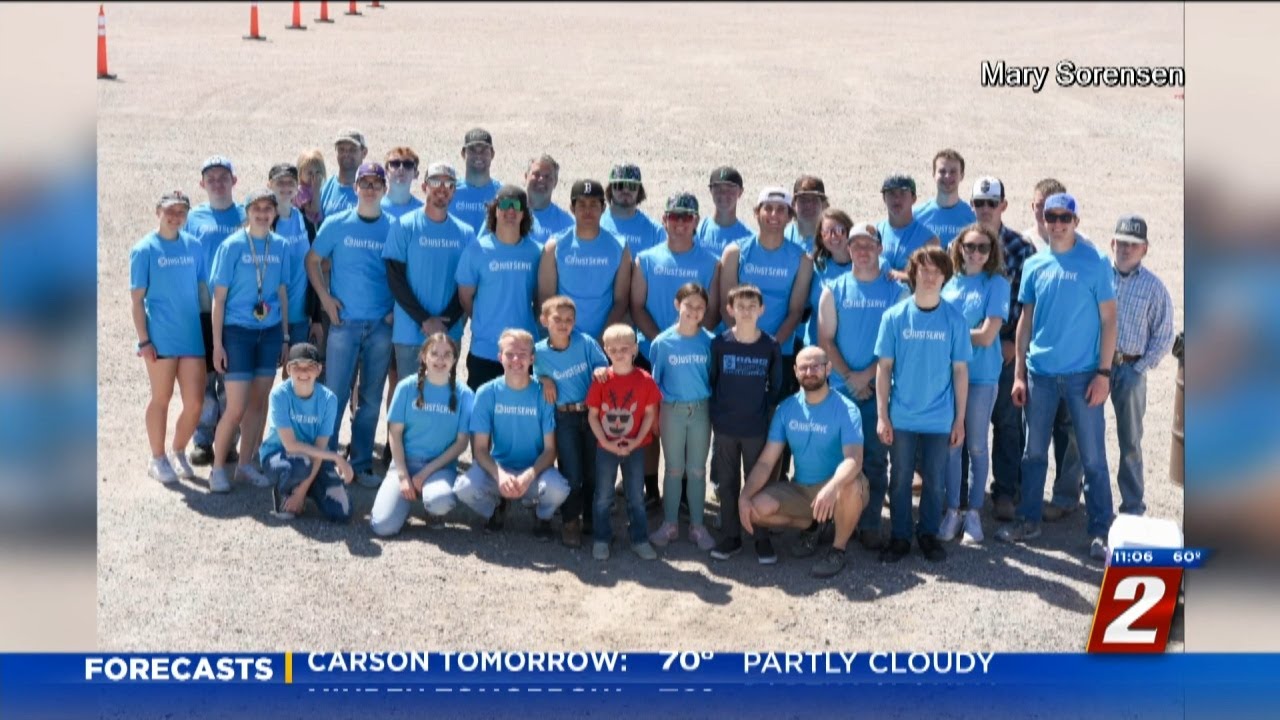 Volunteers Provide Sandbags To Fallon Residents For Youth Service Day