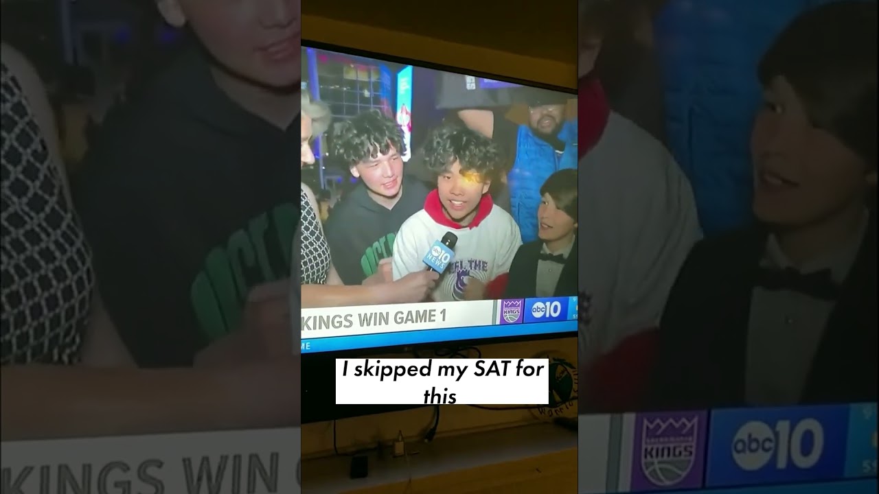 🏫🏀young Kings Fans React To Sacramento’s First Playoff Win Since ’06 | #shorts | Nyp Sports