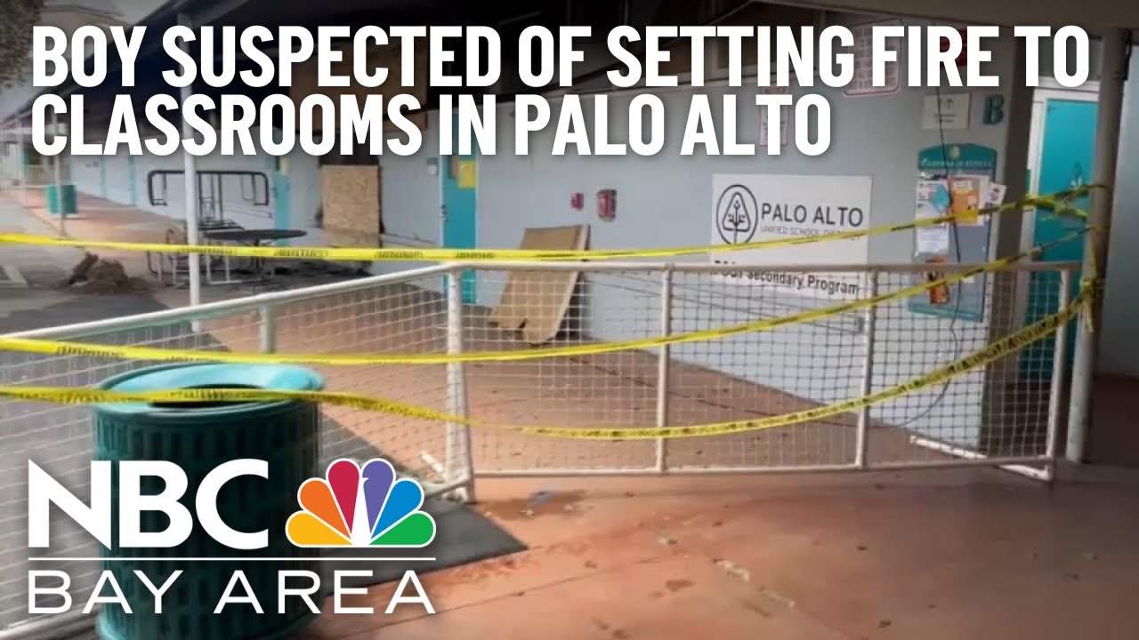 16 Year Old Boy Suspected Of Setting Fire To Special Education Classrooms In Palo Alto