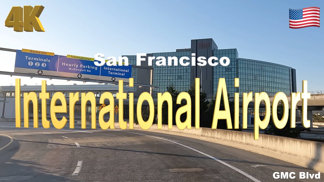 [4k] San Fransisco, International Airport California Usa 2023