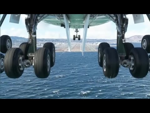 A Beautiful Landing Towards San Francisco International Airport #as Shorts