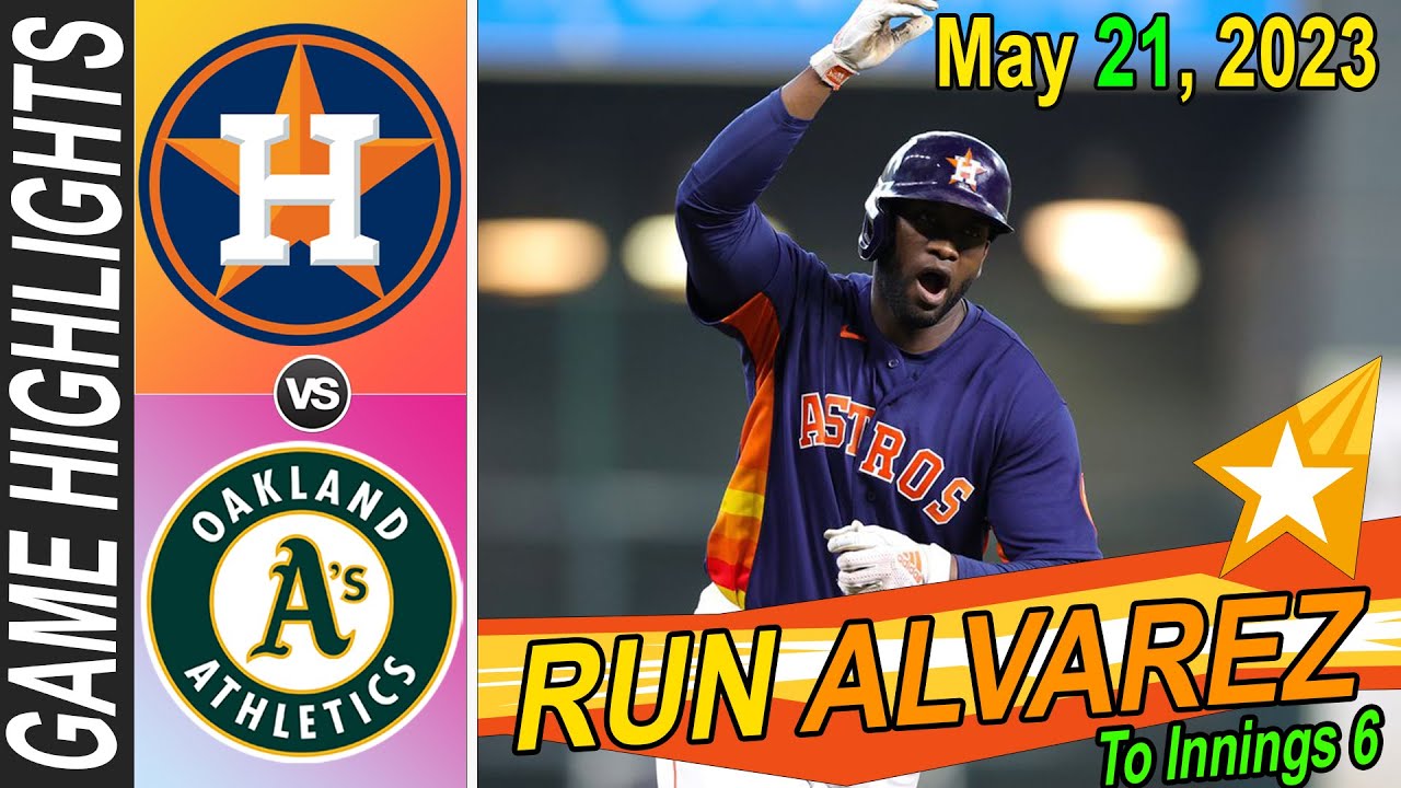 Astros Vs Oakland Athletics Game Highlights May 21, 2023 | Mlb Highlights 2023