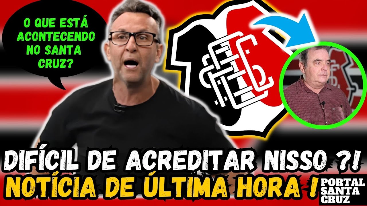 💣bomba! 😨planejamento Do Santa Cruz? EsperanÇa De Um Bom Desempenho? NotÍcias Do Portal Santa Cruz