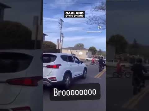 Car Crash In Oakland, Ca After A Series Of Dangerous Maneuvers. #fallbrookhoustonnews