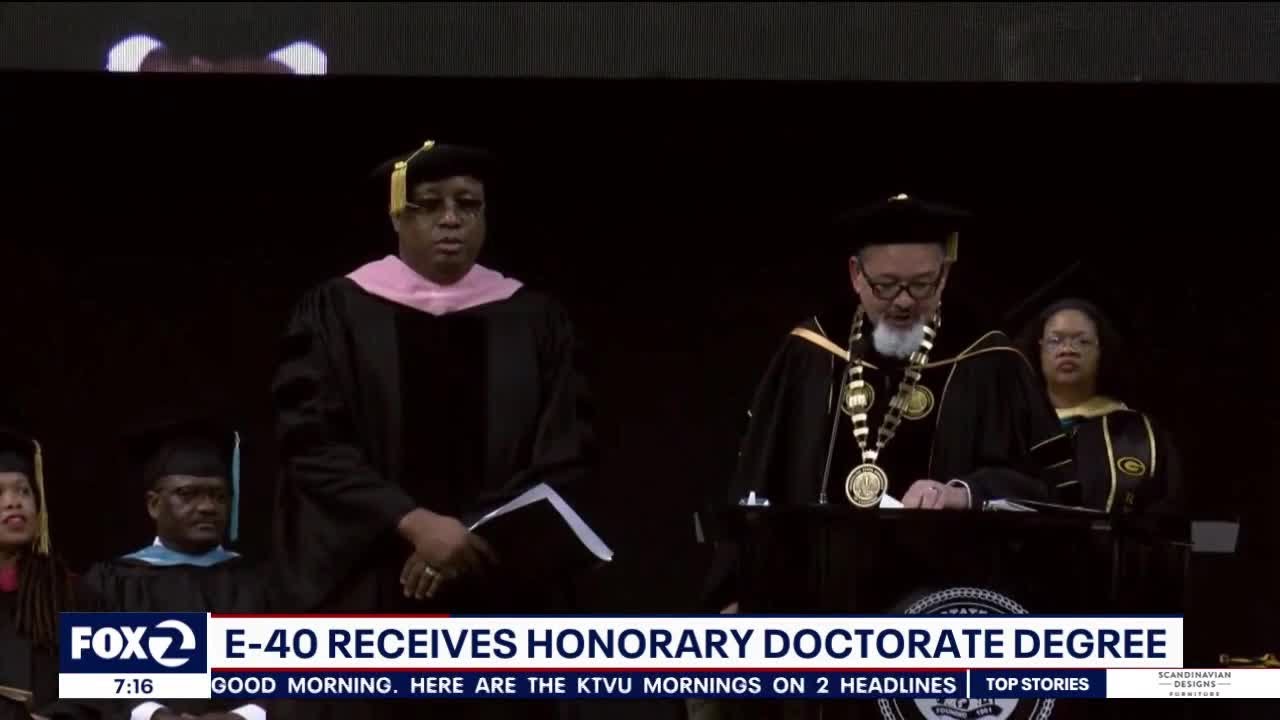 E 40 Gets Honorary Degree From Grambling State University